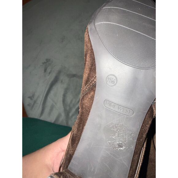 Size 11 Nine West Wilton brown boots NEW - Picture 4 of 4